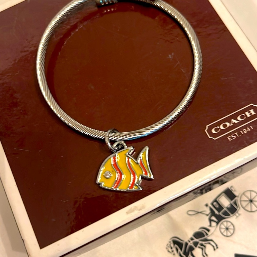 Coach Silver Fish Charm Bracelet - Picture 5 of 5